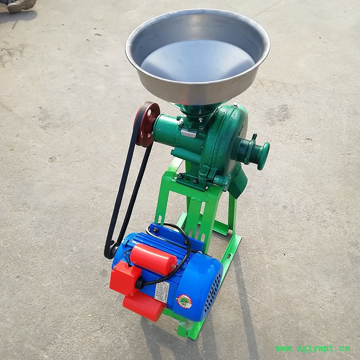 低速粮食去麸皮磨面机 中草药锥形磨粉机 五谷杂粮磨糊机图4