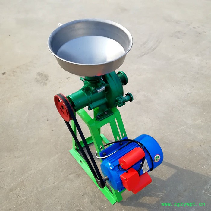 低速粮食去麸皮磨面机 中草药锥形磨粉机 五谷杂粮磨糊机图3