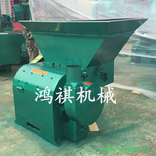 鸿祺各类中草药刀片式磨粉机 大型自动进料粉碎机 青贮揉丝粉碎机图5