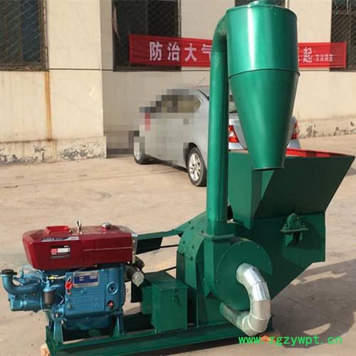 鸿祺各类中草药刀片式磨粉机 大型自动进料粉碎机 青贮揉丝粉碎机图2