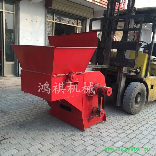 鸿祺各类中草药刀片式磨粉机 大型自动进料粉碎机 青贮揉丝粉碎机图3