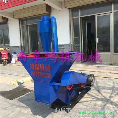 鸿祺各类中草药刀片式磨粉机 大型自动进料粉碎机 青贮揉丝粉碎机图4