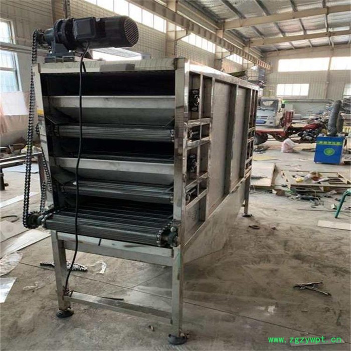 多层带式烘干机 艾草药材大型果蔬烘干设备 狗粮蒸汽大枣地瓜烘干机