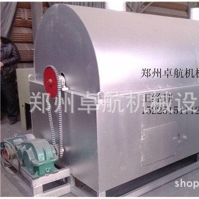 大料烘干机 药材烘干移动式不锈钢炒料机 可定做加厚型炒货机