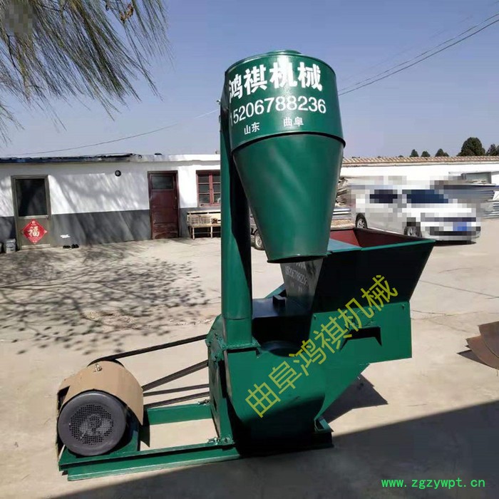 牛羊饲料秸秆粉碎机 中药磨粉机厂家 Z自动进料H粉碎机图6