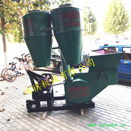 鸿祺秸秆树枝粉碎机 小型超微粉碎机 专业打草面子机图6