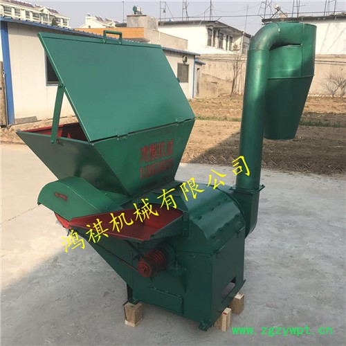 鸿祺秸秆树枝粉碎机 小型超微粉碎机 专业打草面子机图5