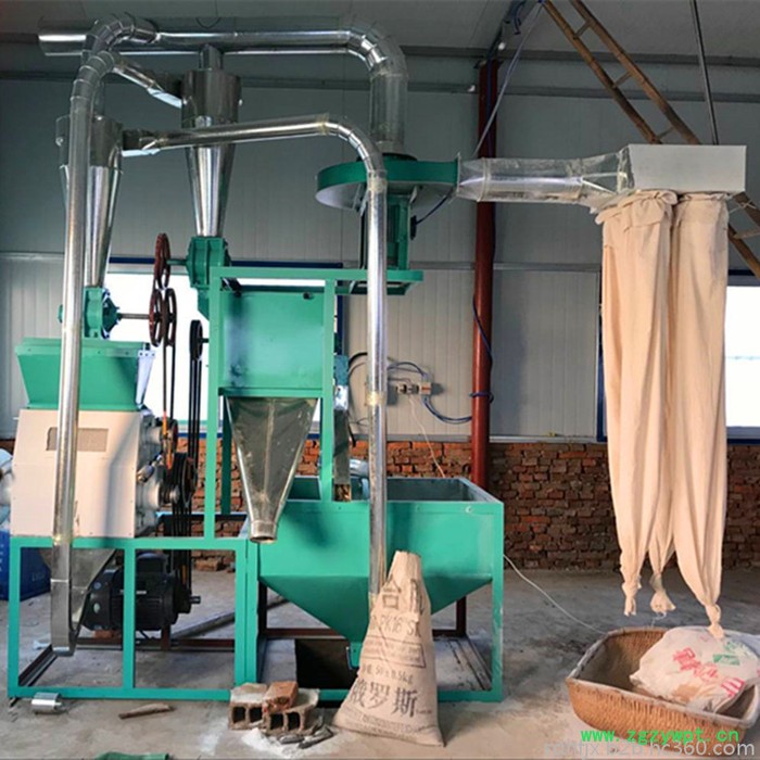 恒丰牌小麦高效对辊磨面机 16型药材加工磨粉机 2.2kw 高粱大豆磨面机批发图6