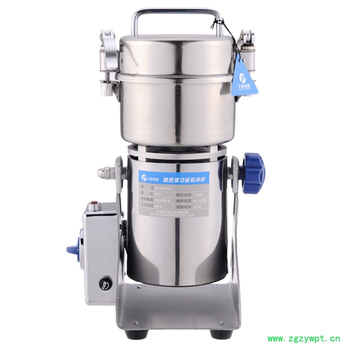 久品牌300B-6克304不锈钢药材粉碎机家用五谷超细磨粉机商用小型干磨机调味料打粉机图2