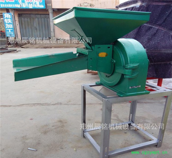 中药粉碎机电动立式大米磨粉机家用齿爪式200斤饲料加工养殖设备图2