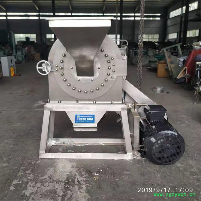 不锈钢粉碎机大米粉碎机威海海带贝壳磨粉机干枣花茶粉碎机中药磨粉机图2