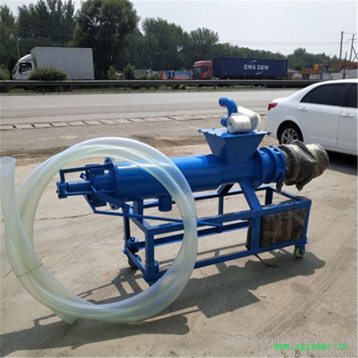 养殖粪便处理烘干机 中药场药渣废渣脱水机 废物渣液处理分离机图6