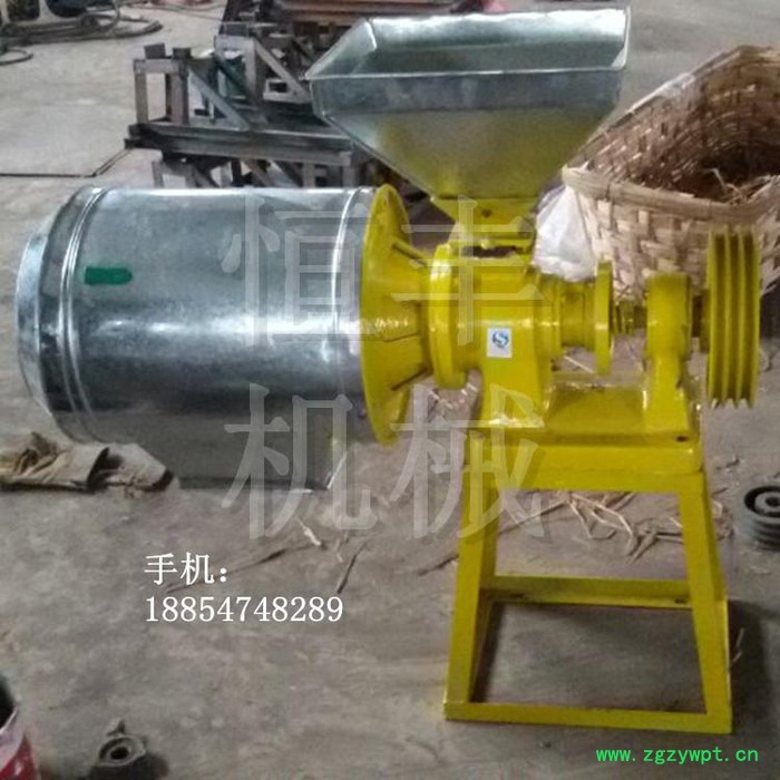 小麦对辊磨面机 药材加工磨粉机  砂轮磨头磨面机可供出口图2