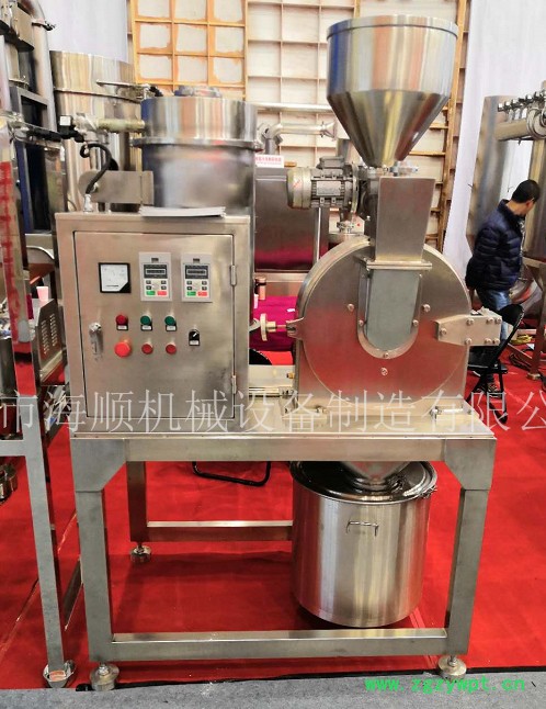 低价直销脉冲粉碎机，矿石类中草药粉碎机，无尘粉碎机图2