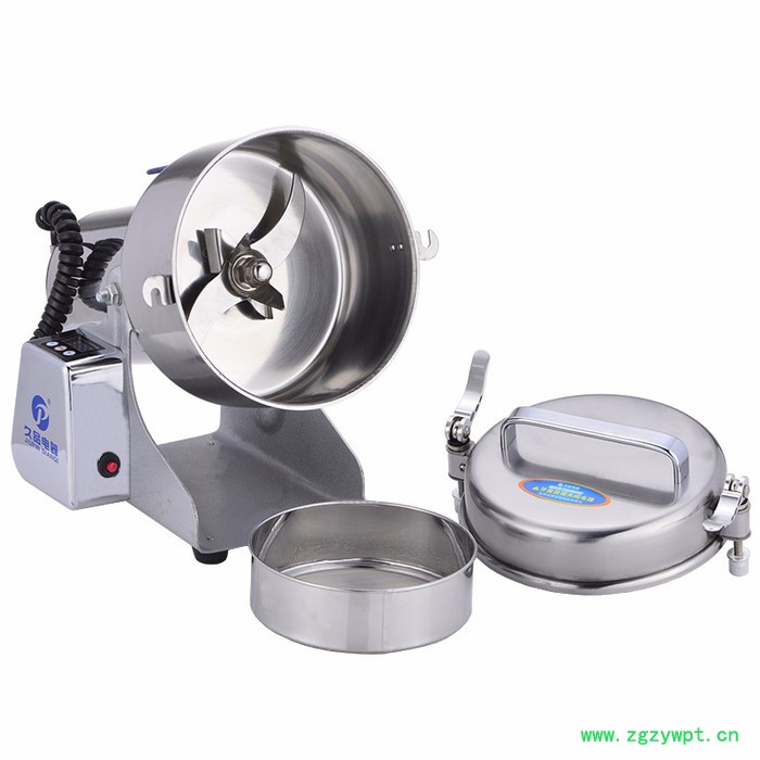 久品牌800B-8克中药材粉碎机不锈钢电动干磨机五谷杂粮磨粉机家用小型钢磨打粉机超细研磨机图3