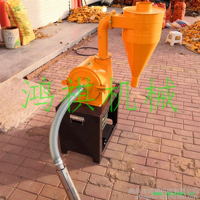 中药磨粉机 对辊式磨面机 鸿祺 糯米粉好用磨面机图2