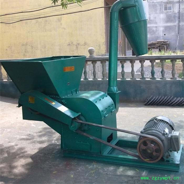自动进料锤片饲料粉碎机 玉米秸秆稻草粉碎机 中草药磨粉机图7