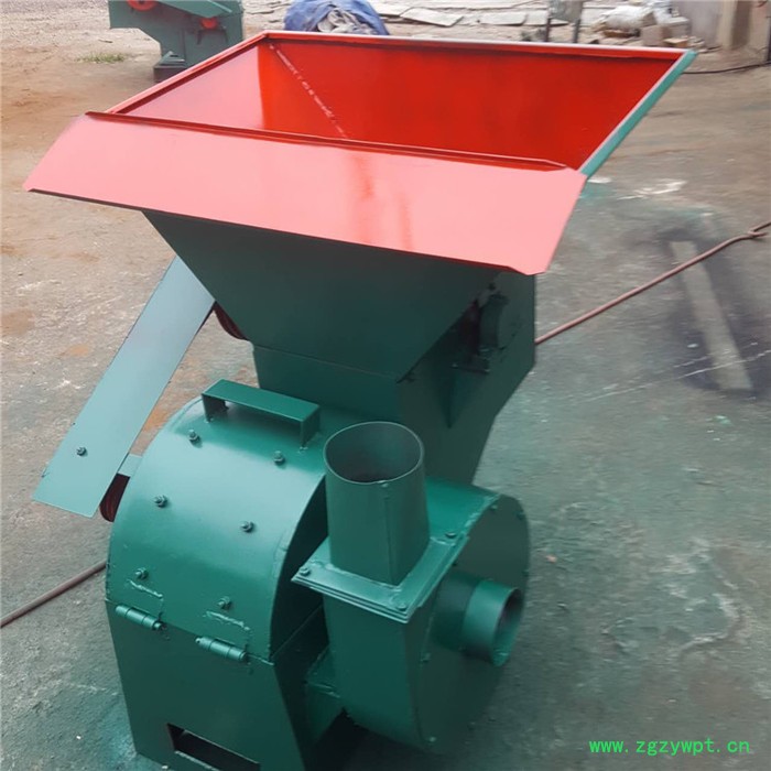 自动进料锤片饲料粉碎机 玉米秸秆稻草粉碎机 中草药磨粉机图5