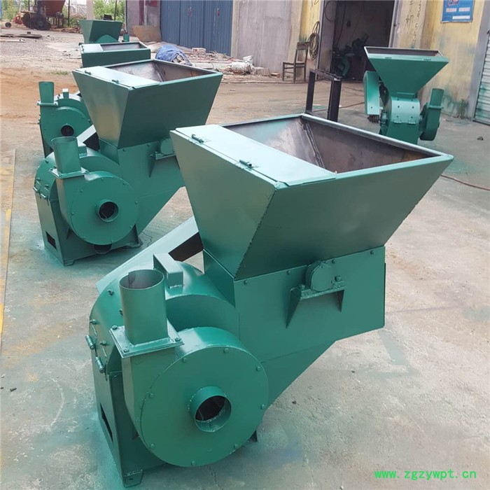自动进料锤片饲料粉碎机 玉米秸秆稻草粉碎机 中草药磨粉机图2