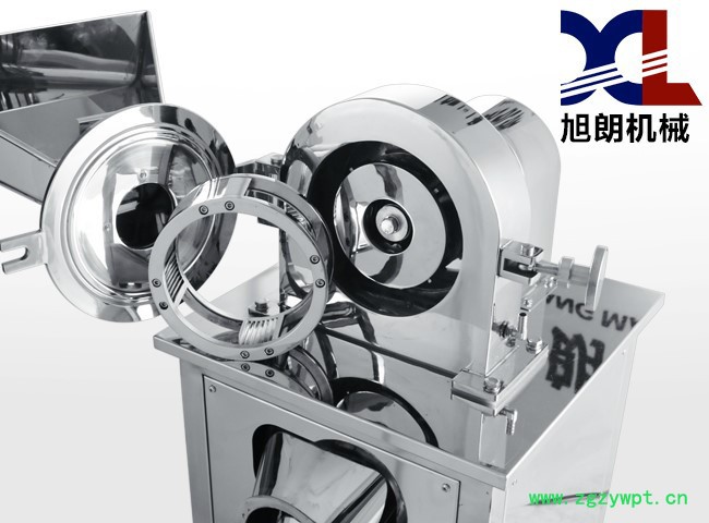 旭朗不锈钢高能粉碎机 五谷杂粮调料中药材不锈钢水冷打粉机磨粉机商用图3