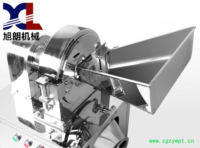 旭朗不锈钢高能粉碎机 五谷杂粮调料中药材不锈钢水冷打粉机磨粉机商用图2