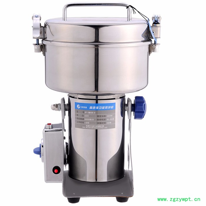 久品牌1500B-8 五谷杂粮磨粉机中药粉碎机小型磨机不锈钢电动小钢磨图2