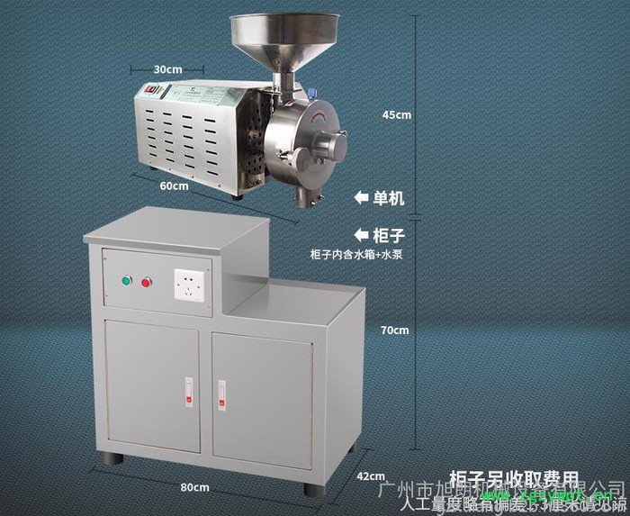 旭朗粉碎机磨粉机家用打粉机 五谷杂粮中药超细商用小钢磨研磨机图6