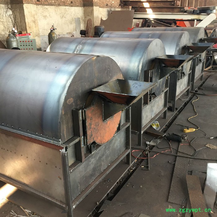 300-400斤电加热滚筒炒锅 中草药木耳食用菌炒货机 小型烘干机图6