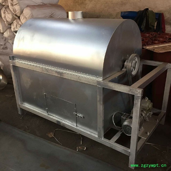 300-400斤电加热滚筒炒锅 中草药木耳食用菌炒货机 小型烘干机图3