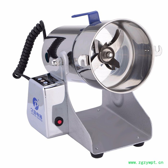 久品牌300B-6D 五谷杂粮磨粉机中药粉碎机304食品级不锈钢干磨机家用电动超细研磨机