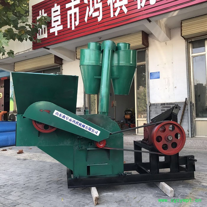 秸秆饲料粉碎机 养殖设备铡草粉碎机 自吸式中药粉碎磨粉机图2