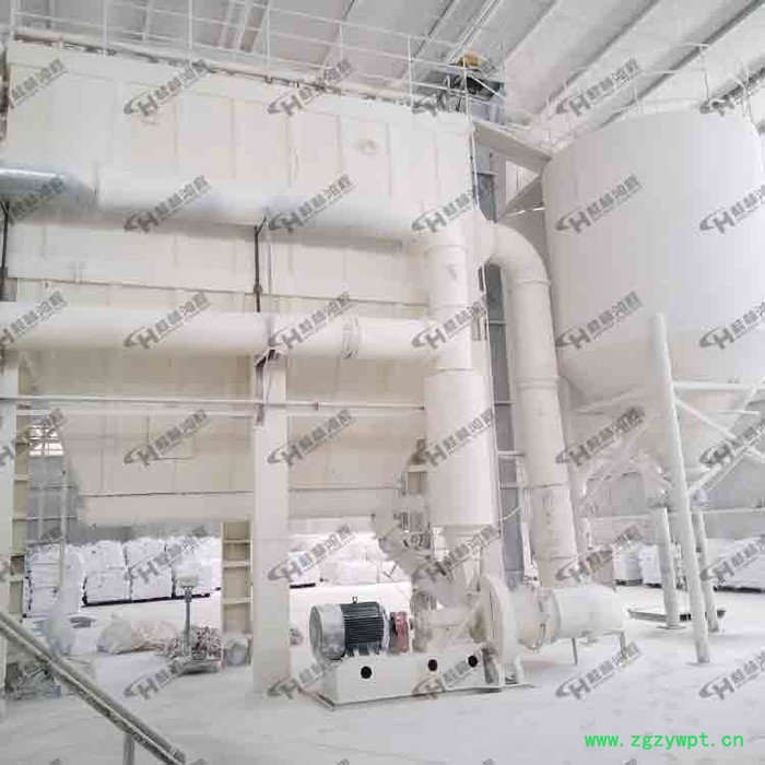 鸿程超微粉碎机 加工叶腊石钾矿石滑石超细粉磨机 环辊磨图2