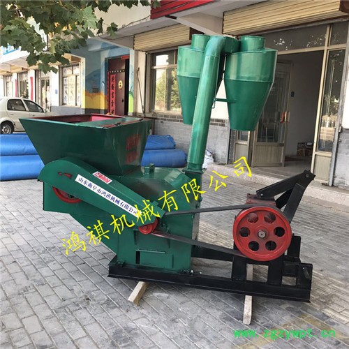 自吸式中药粉碎磨粉机 双口进料粗细可调 青干玉米秸秆铡草机图2