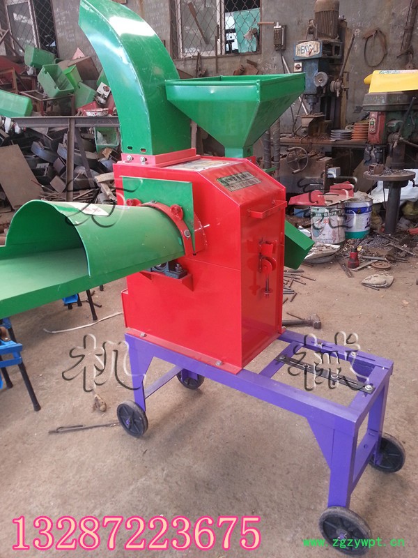 农作物秸秆粉碎机 树枝中草药磨粉机 铡草机揉丝机图片