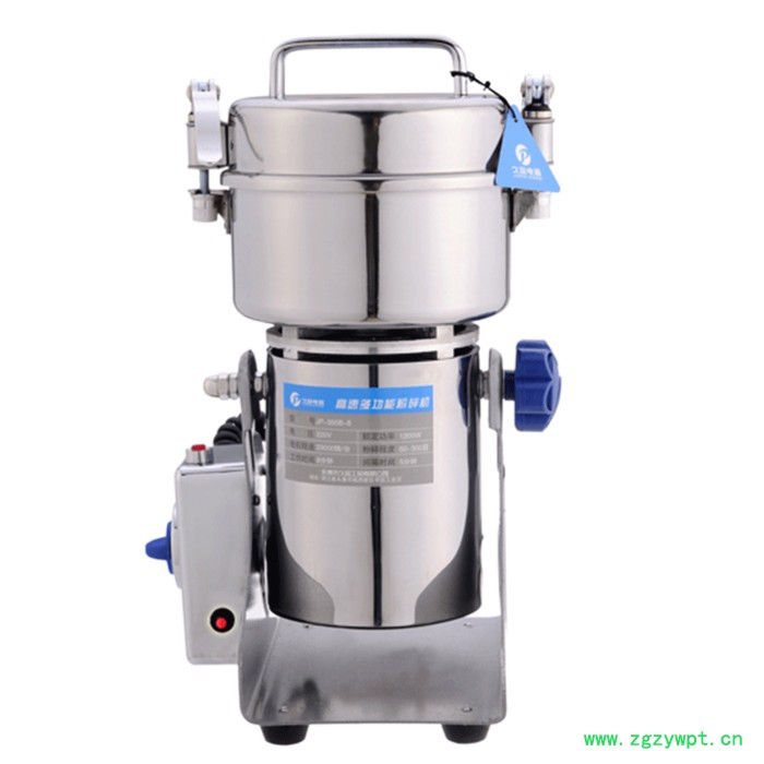 久品牌400B-8克中药粉碎机不锈钢干磨机五谷杂粮磨粉机家用小型打粉机食品超细研磨机图4
