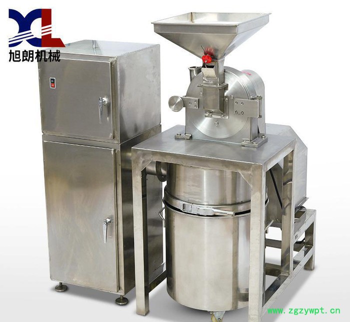 旭朗除尘不锈钢粉碎机不锈钢吸尘粉碎机销售中药打粉机图3