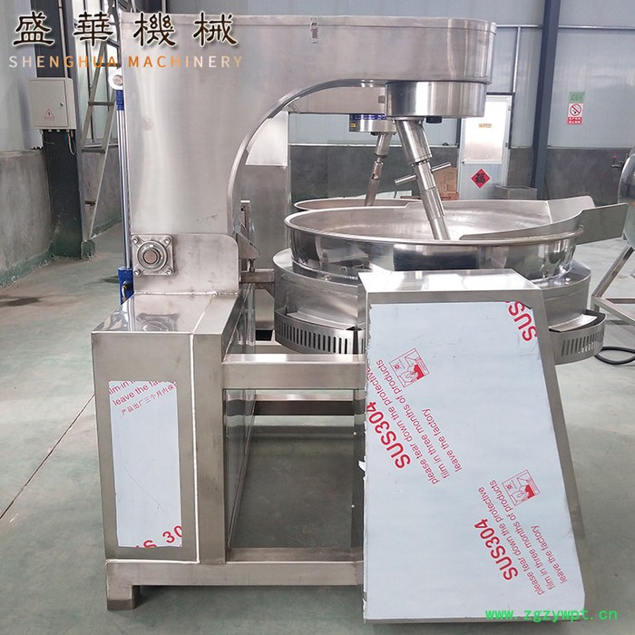 盛华牌 全自动大型炒药机器 中药材炒锅 膏药炒制行星搅拌炒锅 炒药设备图3