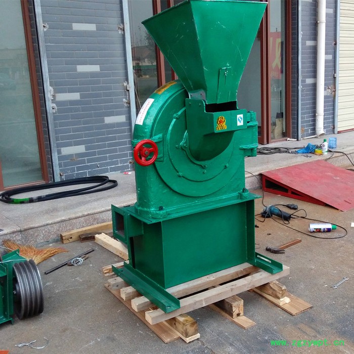 乾宇 家用小型齿盘式中药粉碎机 360型玉米饲料粉碎机 海盐齿盘式粉碎机图3