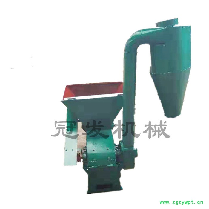 冠发 泡沫粉碎机视频 养殖磨草糠机低价 中药粉碎机图5