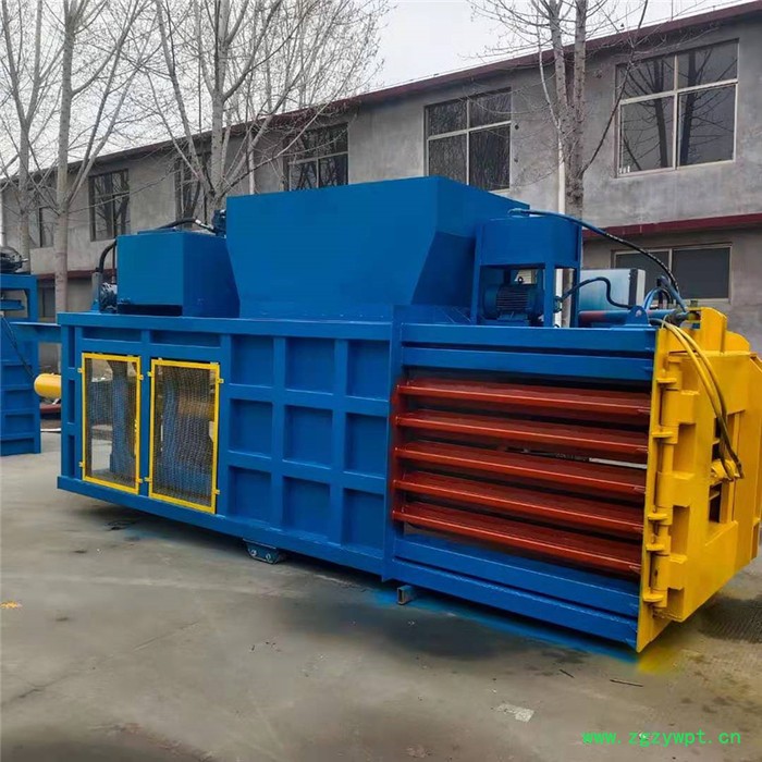 卧式液压打包机设备 药材液压打包机半自动 山东液压捆扎机器图7