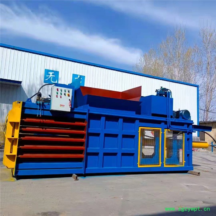 卧式液压打包机设备 药材液压打包机半自动 山东液压捆扎机器图3