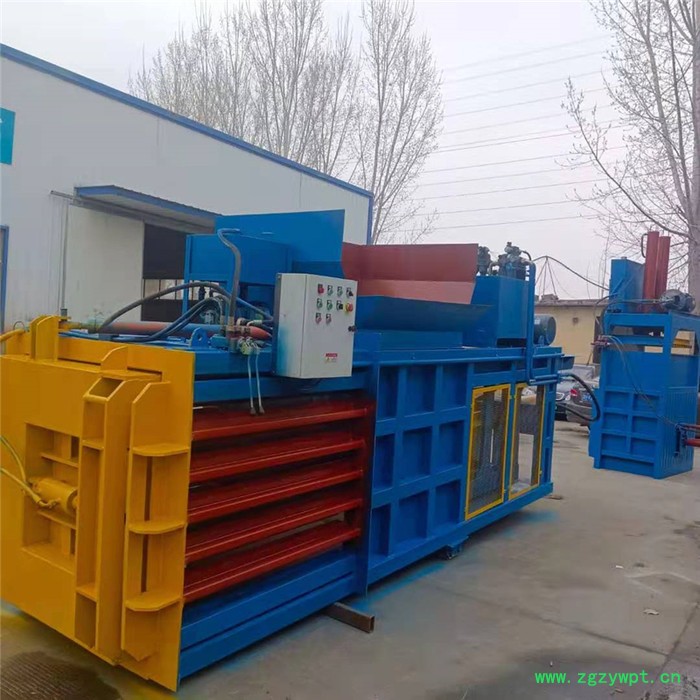 卧式液压打包机设备 药材液压打包机半自动 山东液压捆扎机器图8