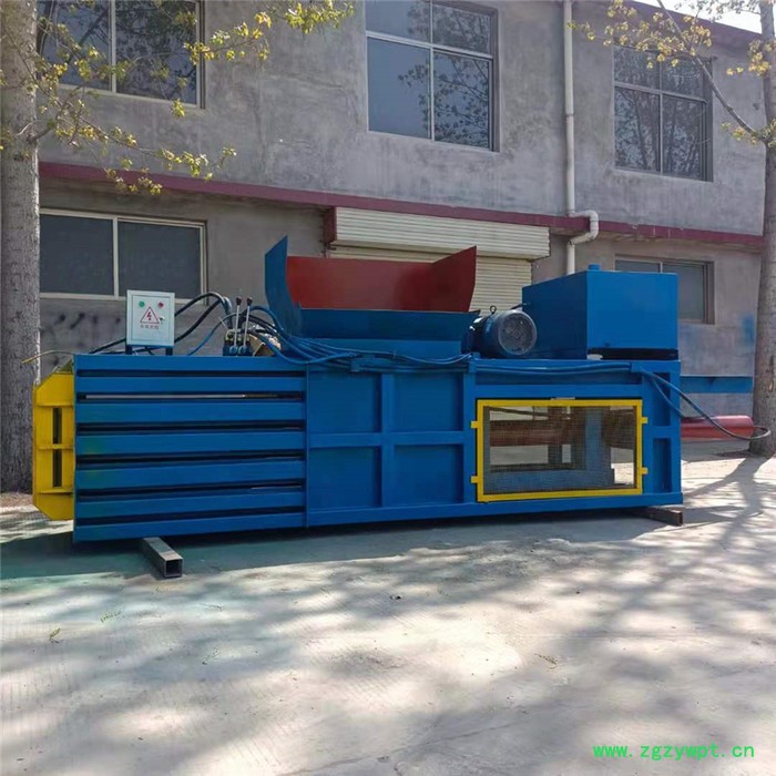 卧式液压打包机设备 药材液压打包机半自动 山东液压捆扎机器图2