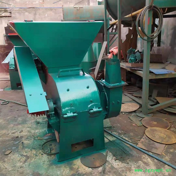 黑龙江中药粉碎机玉米花生杂粮粉碎机有机肥料木炭草屑粉碎机稻草捆粉碎机艾叶粉碎机图8