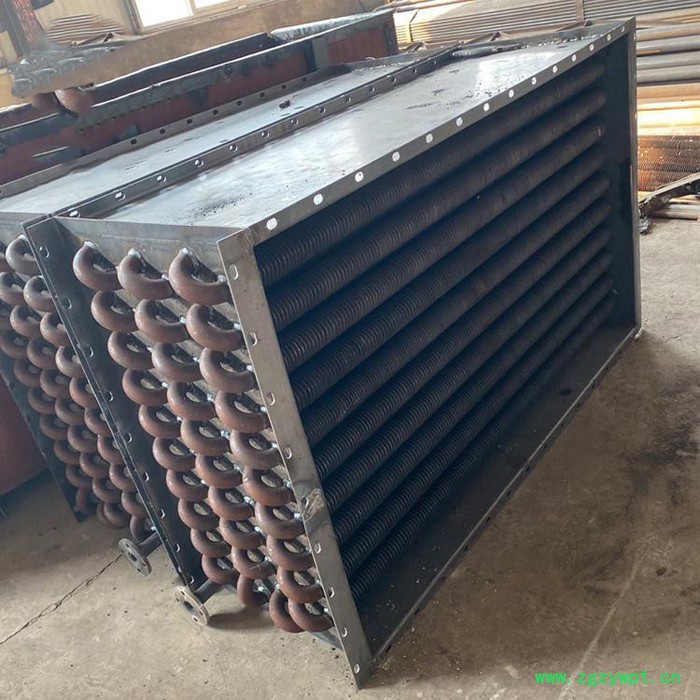 融洋暖通干燥设备用散热器 药材烘干翅片式散热器工艺图2