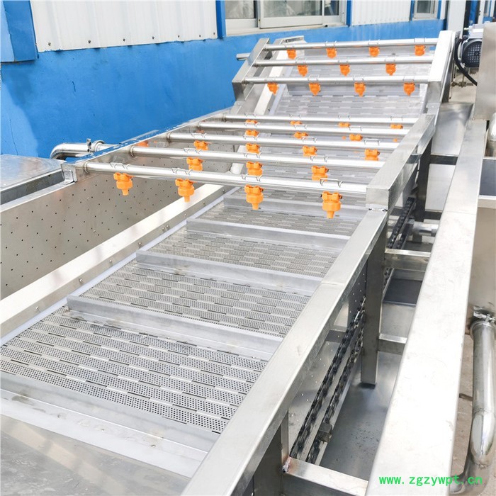 不锈钢苹果气泡清洗机 中药材洗泥除杂机 酱腌菜脱盐设备图4