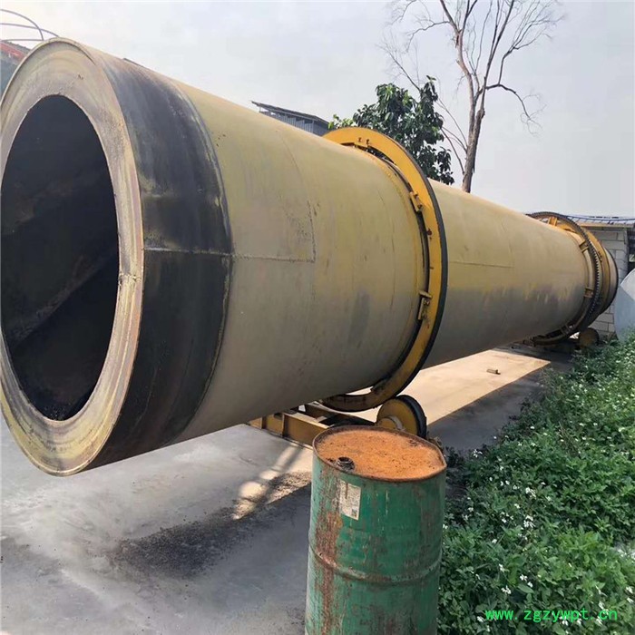 新到 二手刮板滚筒烘干机 二手药渣烘干机 二手石英砂滚筒烘干机  全国发货图7