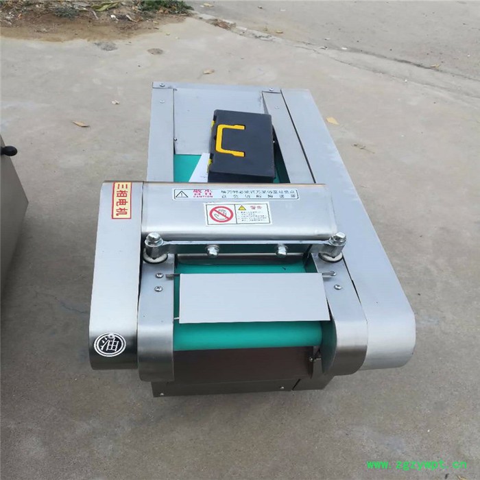 切药材机 多功能剁刀式切片机 高效益切药材设备 萝卜切块机图6