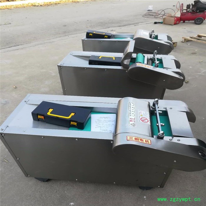 切药材机 多功能剁刀式切片机 高效益切药材设备 萝卜切块机图5