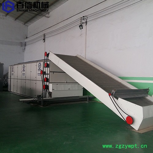 腊肠烘干机  大型网带药材烘干设备  百信多层连续带式腊肠干燥机图5